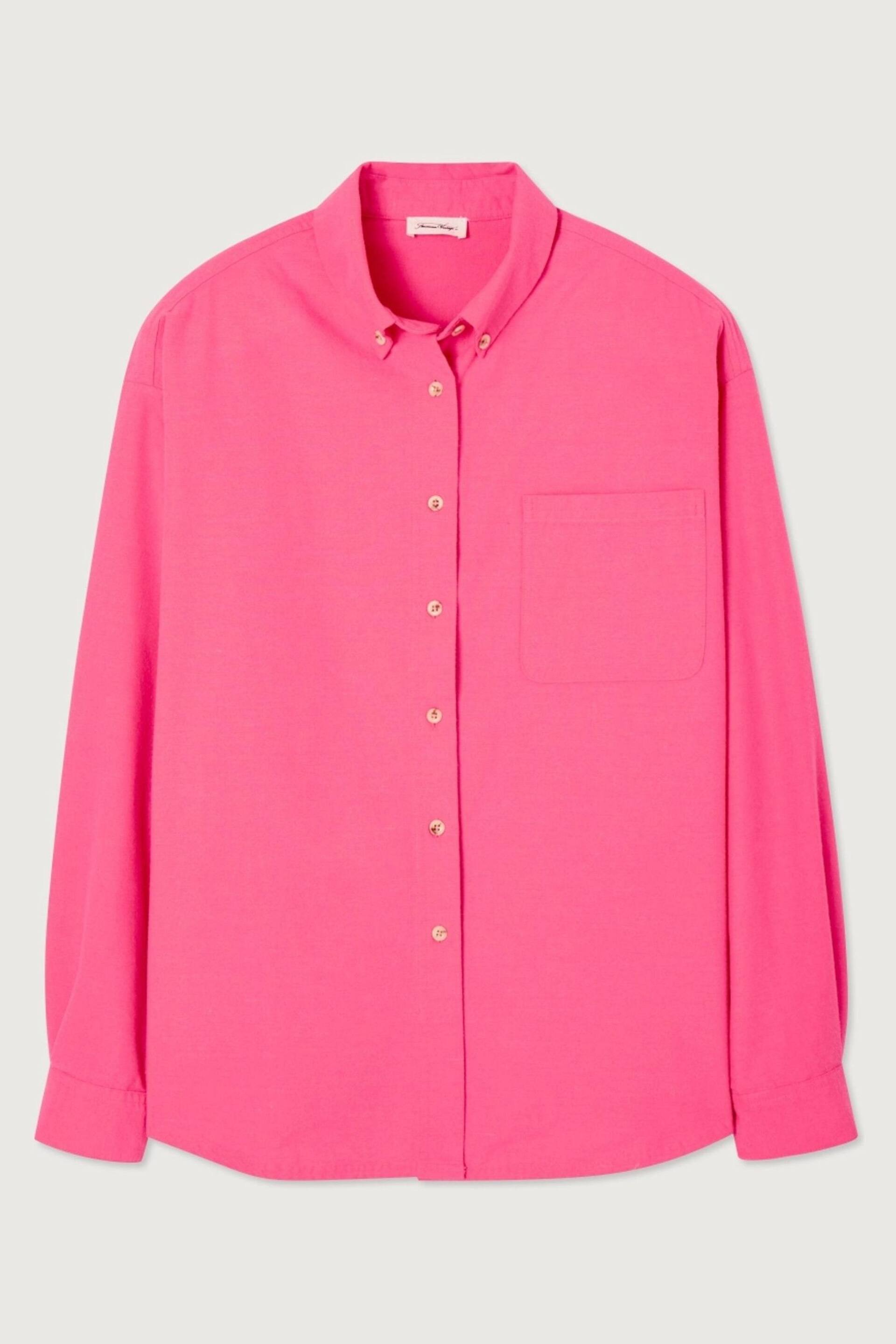 American Vintage Pink Dakota Shirt - Image 3 of 5
