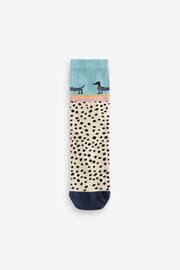 Sausage Dogs Pattern Ankle Socks 4 Pack - Image 4 of 5