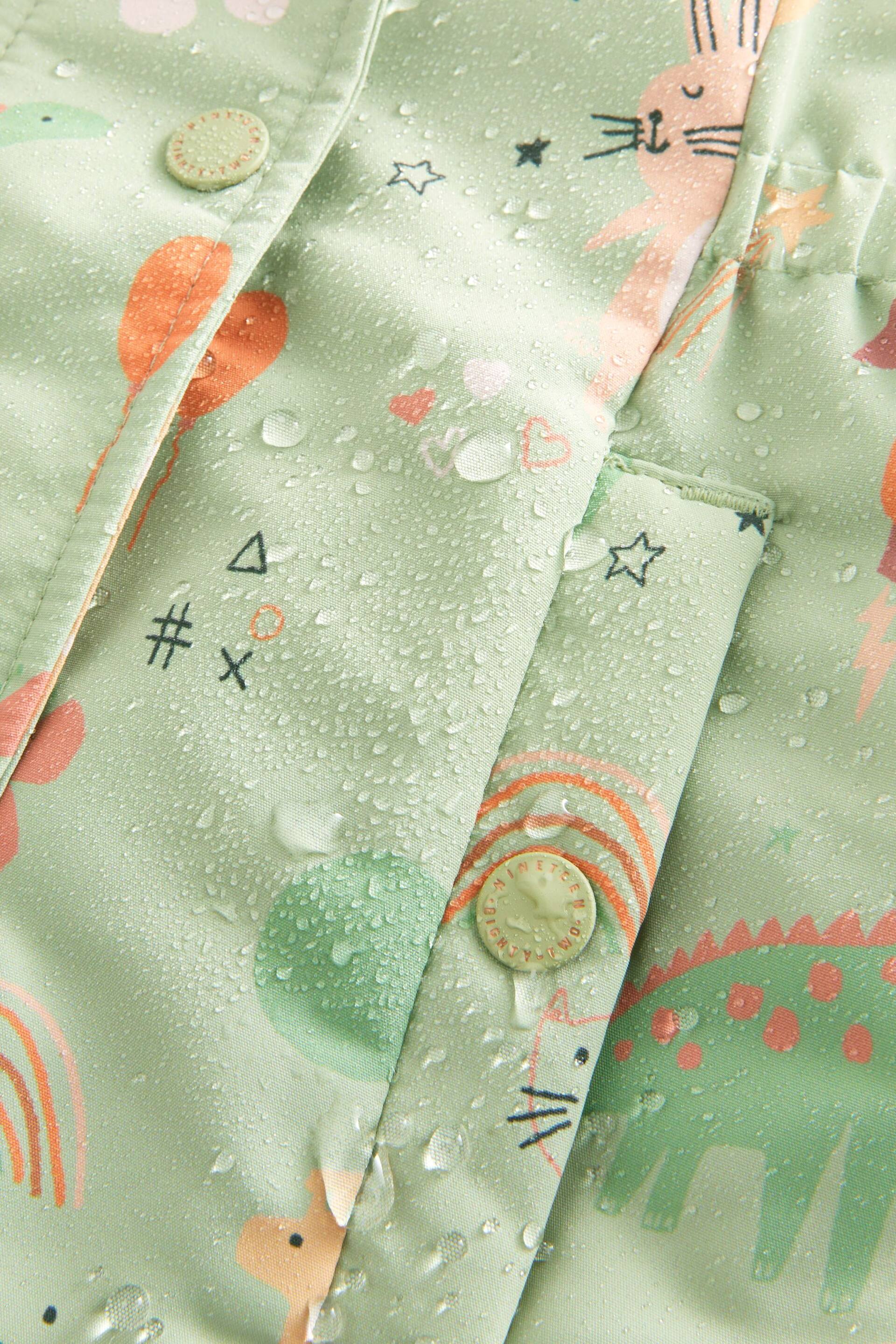 Sage Green Shower Resistant Character Jacket (9mths-7yrs) - Image 12 of 12