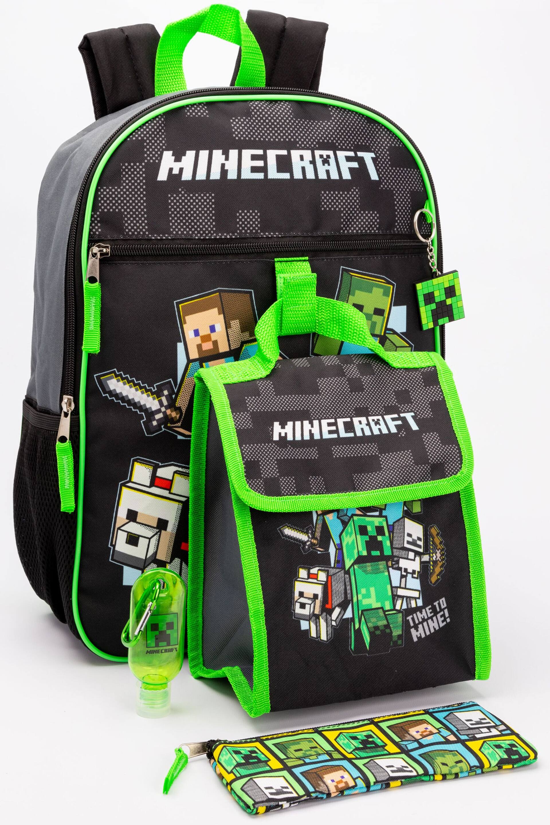 Vanilla Underground Black Minecraft Backpack Set - Image 4 of 7
