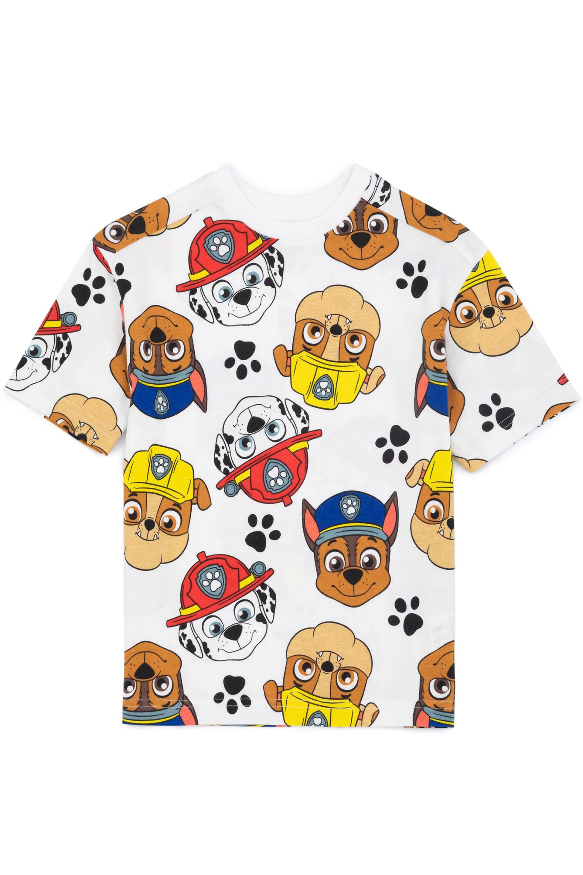 Vanilla Underground Brown Boys Paw Patrol T-Shirts 3 Pack - Image 3 of 6