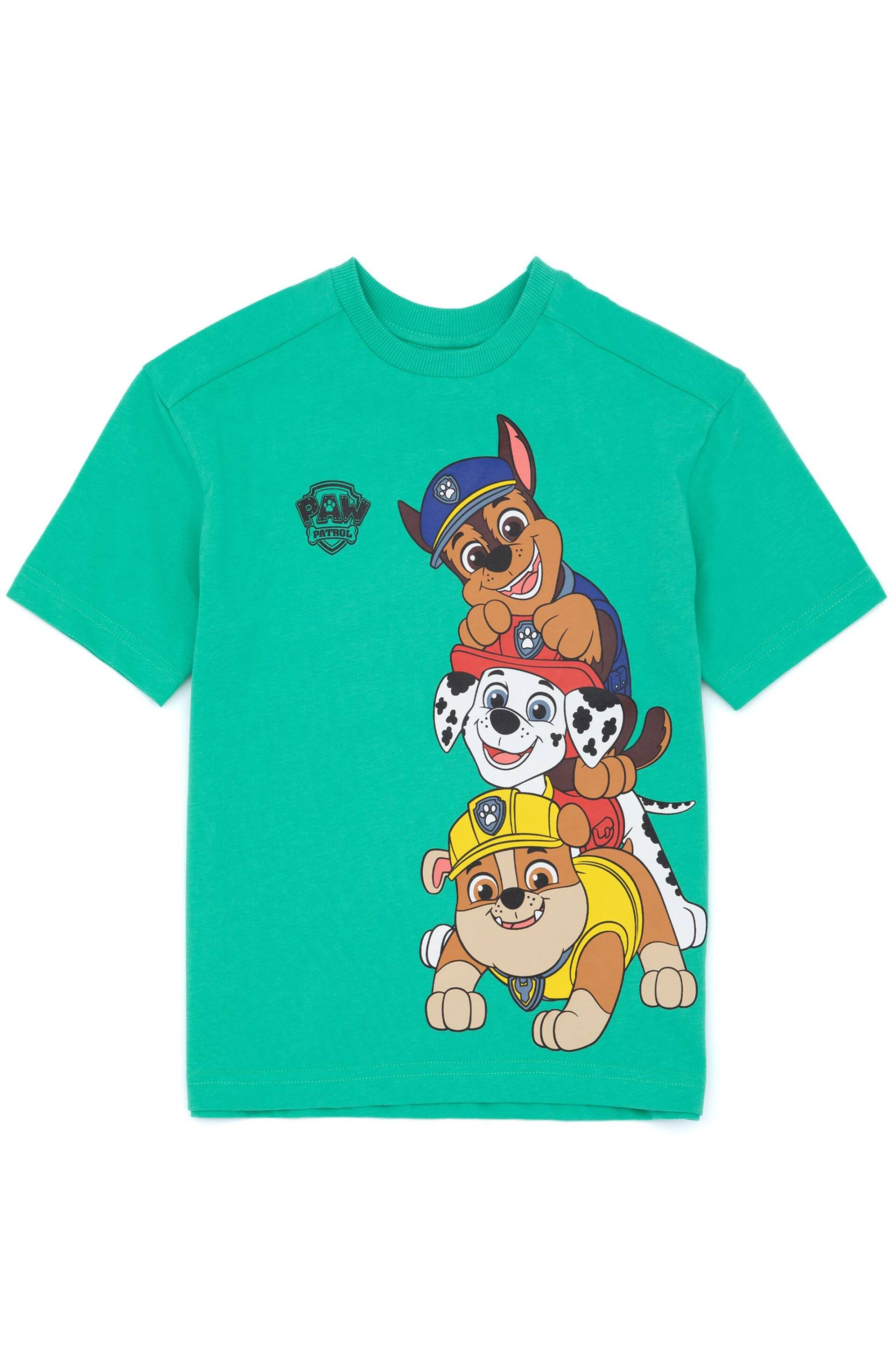 Vanilla Underground Brown Boys Paw Patrol T-Shirts 3 Pack - Image 4 of 6