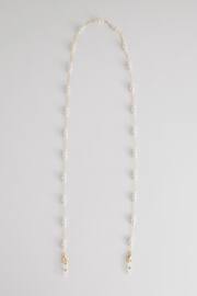 White Pearl Sunglasses Chain - Image 1 of 4