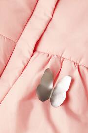 Monsoon Pink Baby Butterfly 3D Padded Coat - Image 4 of 4