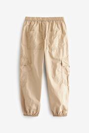 Neutral Jersey Lined Parachute Cargo Trousers (3-16yrs) - Image 5 of 7