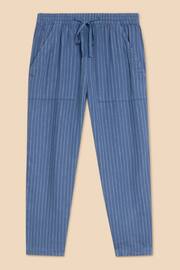 White Stuff Blue Elle Linen Blend Trousers - Image 5 of 7