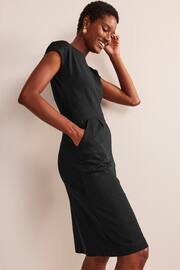 Boden Black Petite Florrie Jersey Dress - Image 3 of 5