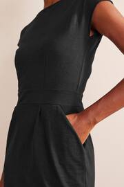 Boden Black Petite Florrie Jersey Dress - Image 4 of 5