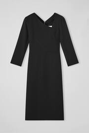 LK Bennett Alexis Wool Crepe Shift Dress - Image 5 of 5