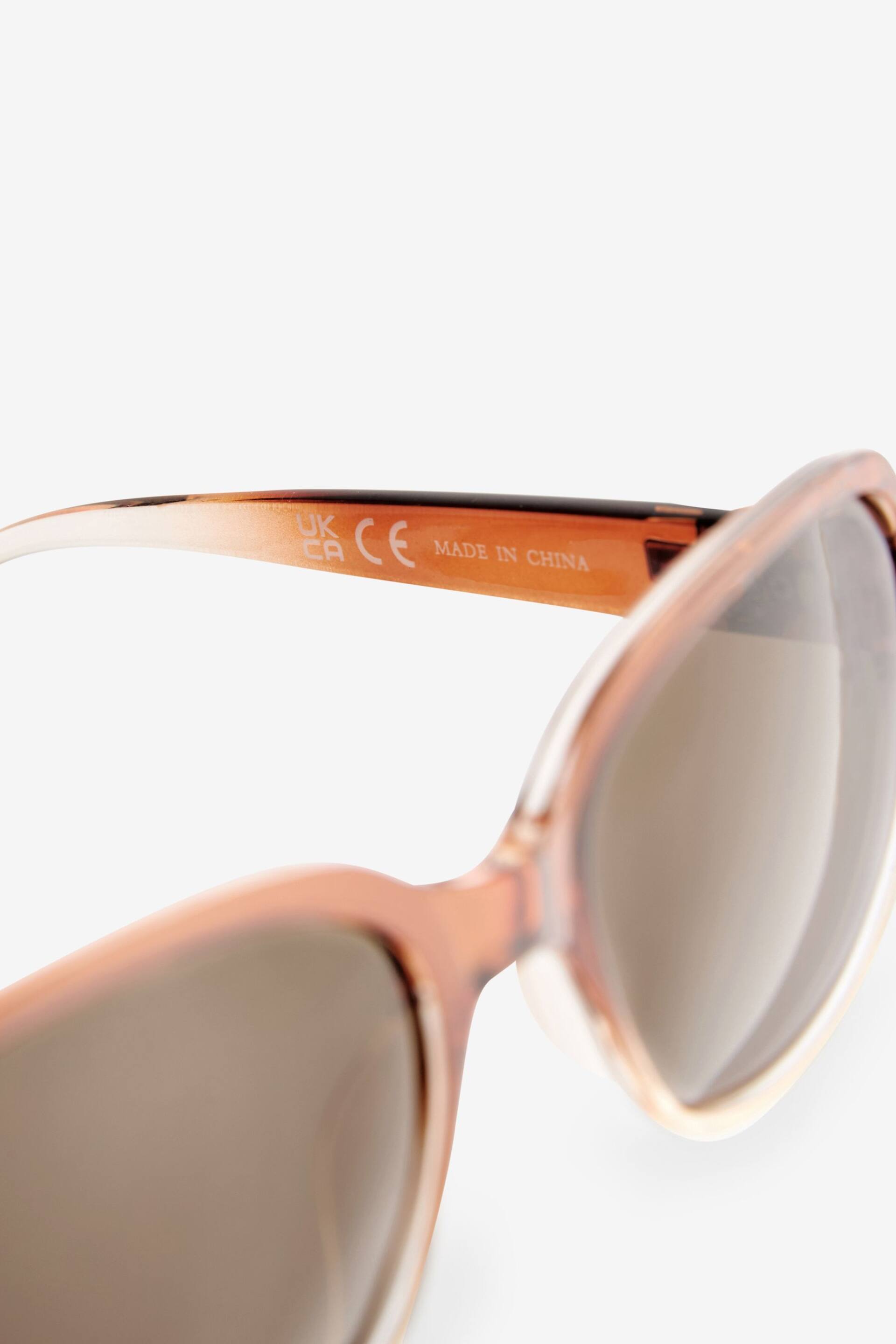 Toffee Brown Polarised Small Square Sunglasses - Image 5 of 5