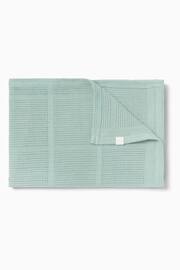 MORI Green Soft Cotton & Bamboo Cellular Baby Blanket - Image 1 of 5