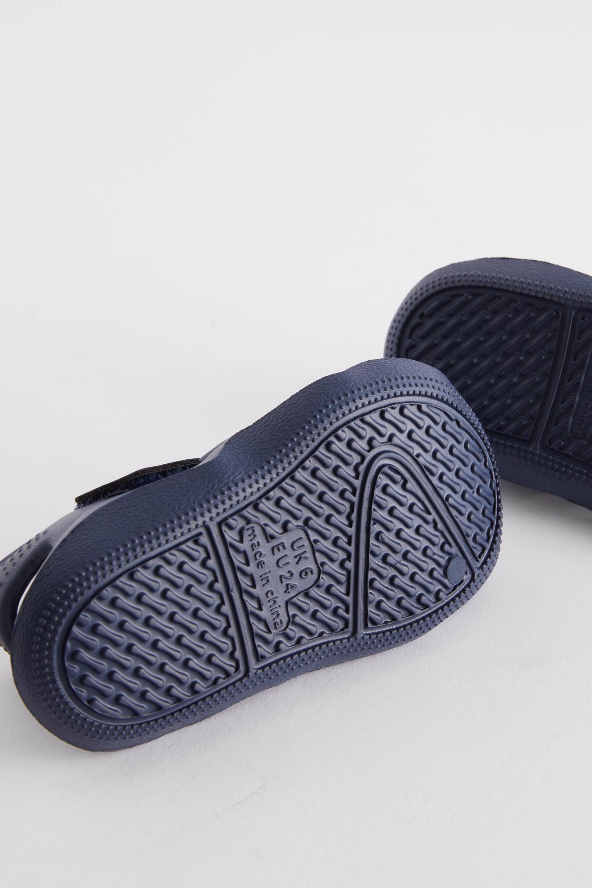 Navy Moulded Closed Toe Clogs - Image 7 of 7