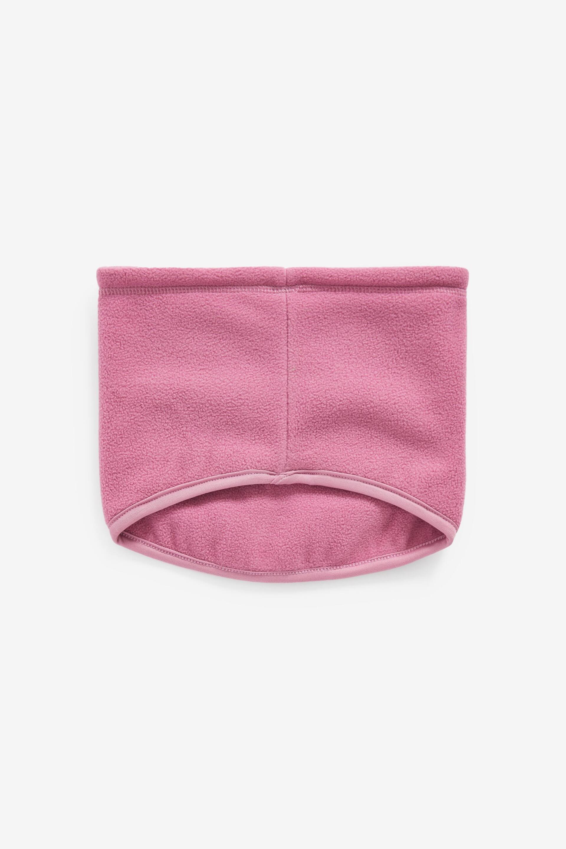 Pink Fleece Snood (3-16yrs) - Image 2 of 3