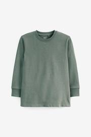 Green Mineral Long Sleeve Cosy T-Shirt (3-16yrs) - Image 1 of 3