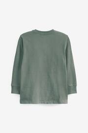 Green Mineral Long Sleeve Cosy T-Shirt (3-16yrs) - Image 2 of 3