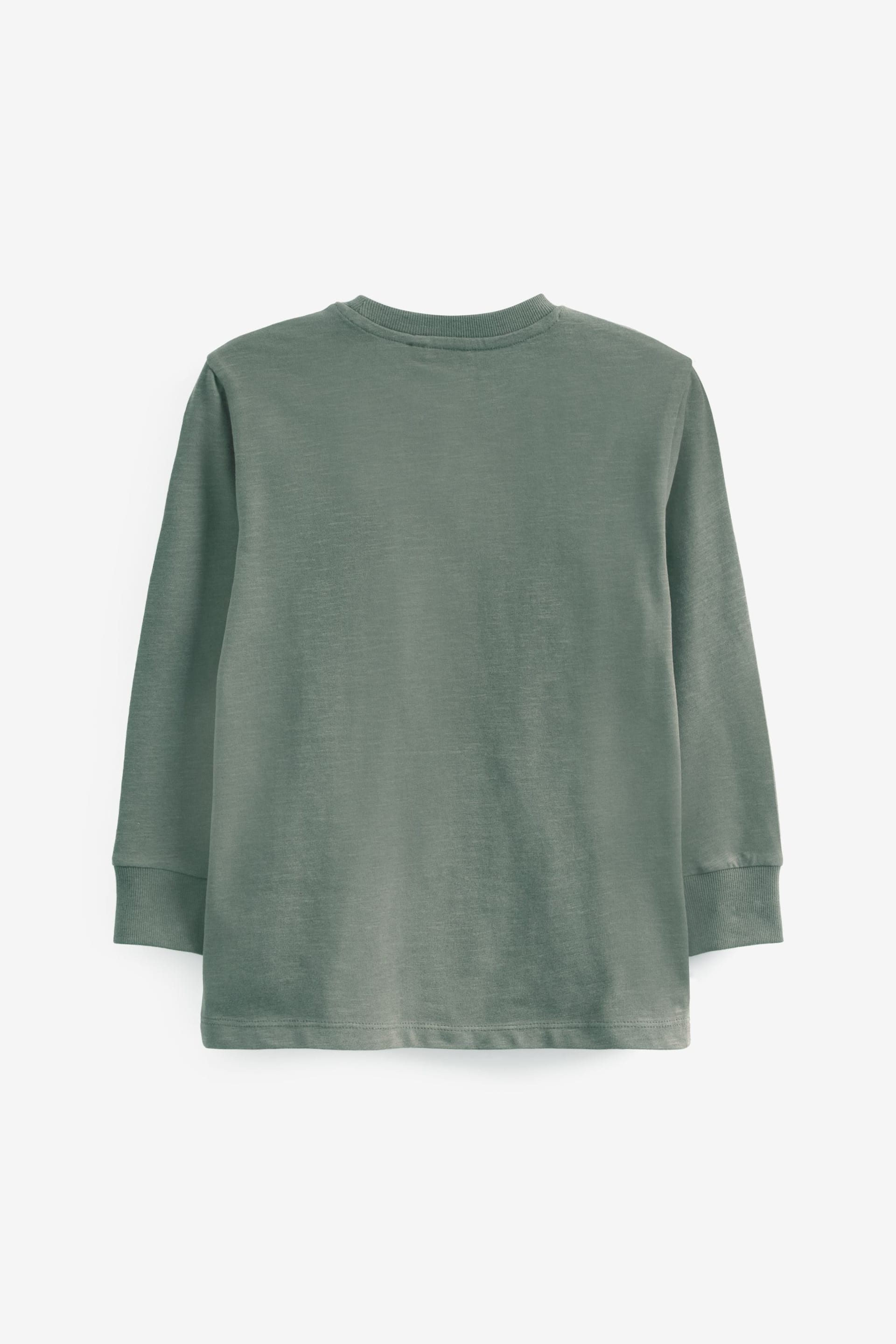 Green Mineral Long Sleeve Cosy T-Shirt (3-16yrs) - Image 2 of 3