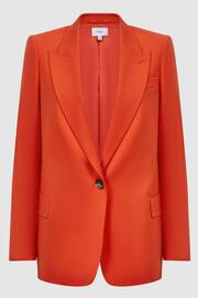 Reiss Orange Celia Tailored Fit Wool Blend Single Breasted Suit Blazer - Image 2 of 4