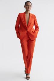 Reiss Orange Celia Tailored Fit Wool Blend Single Breasted Suit Blazer - Image 3 of 4