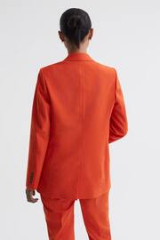 Reiss Orange Celia Tailored Fit Wool Blend Single Breasted Suit Blazer - Image 4 of 4