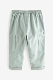 Mint Green Side Pocket Pull-On Trousers (3mths-7yrs) - Image 6 of 7