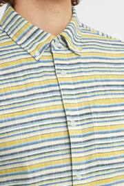 Tog 24 Blue Harold Short Sleeve Stripe Shirt - Image 6 of 7
