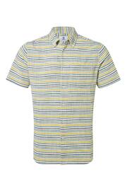 Tog 24 Blue Harold Short Sleeve Stripe Shirt - Image 7 of 7