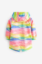 Rainbow Shower Resistant Printed Cagoule (3mths-7yrs) - Image 5 of 10