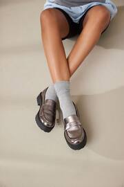Metallic Forever Comfort® Chunky Loafers - Image 2 of 9