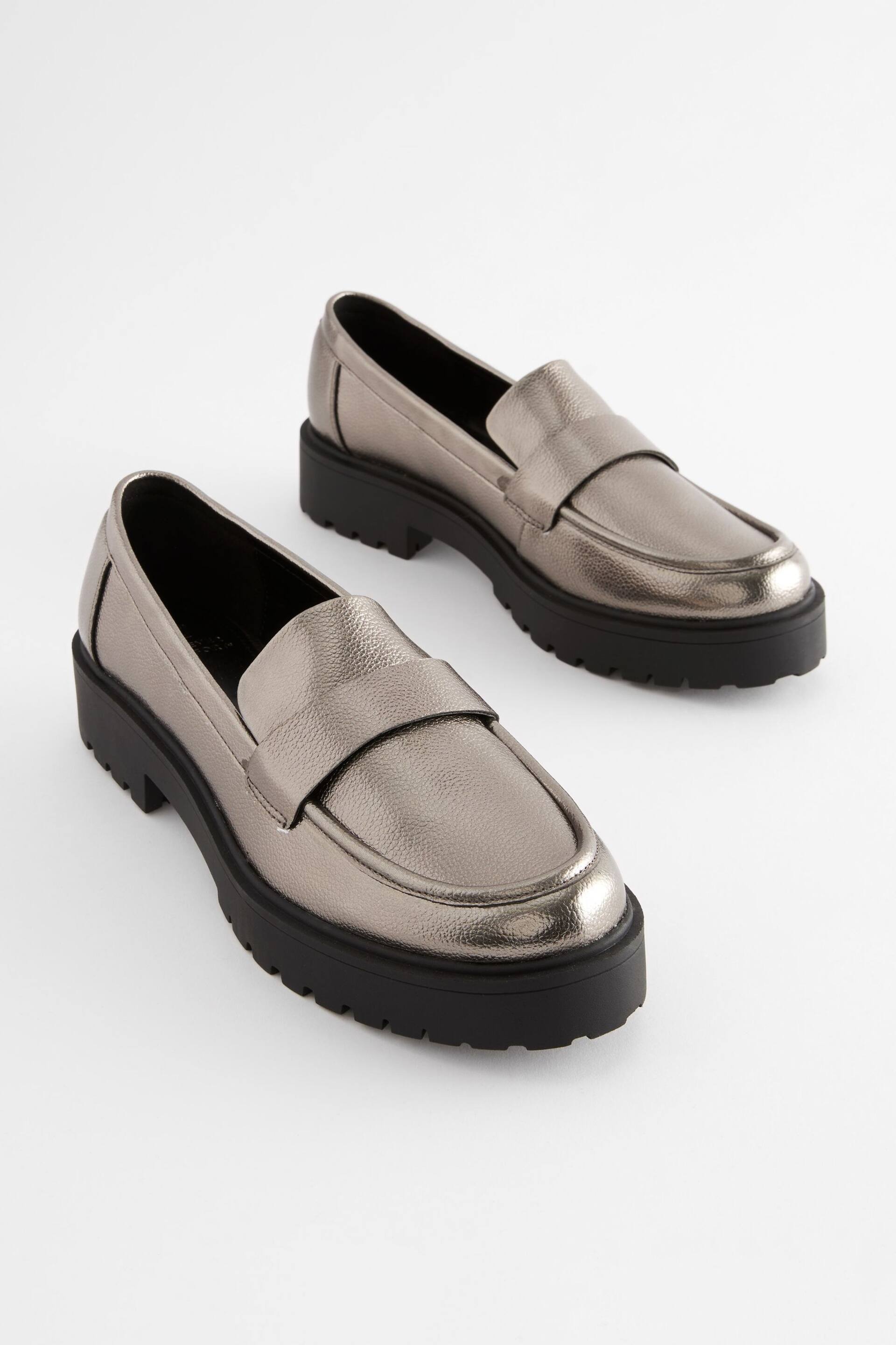 Metallic Forever Comfort® Chunky Loafers - Image 5 of 9