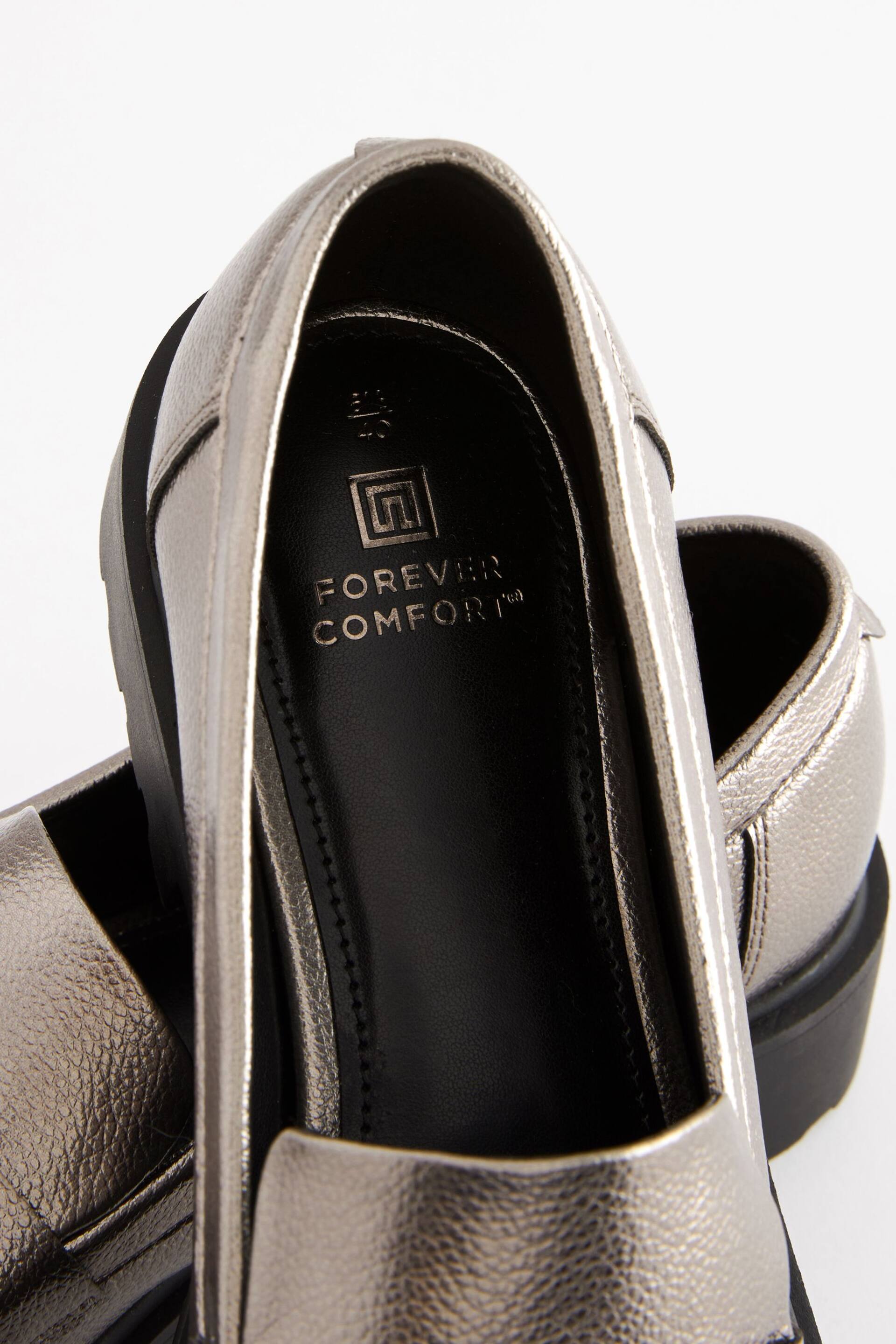 Metallic Forever Comfort® Chunky Loafers - Image 8 of 9