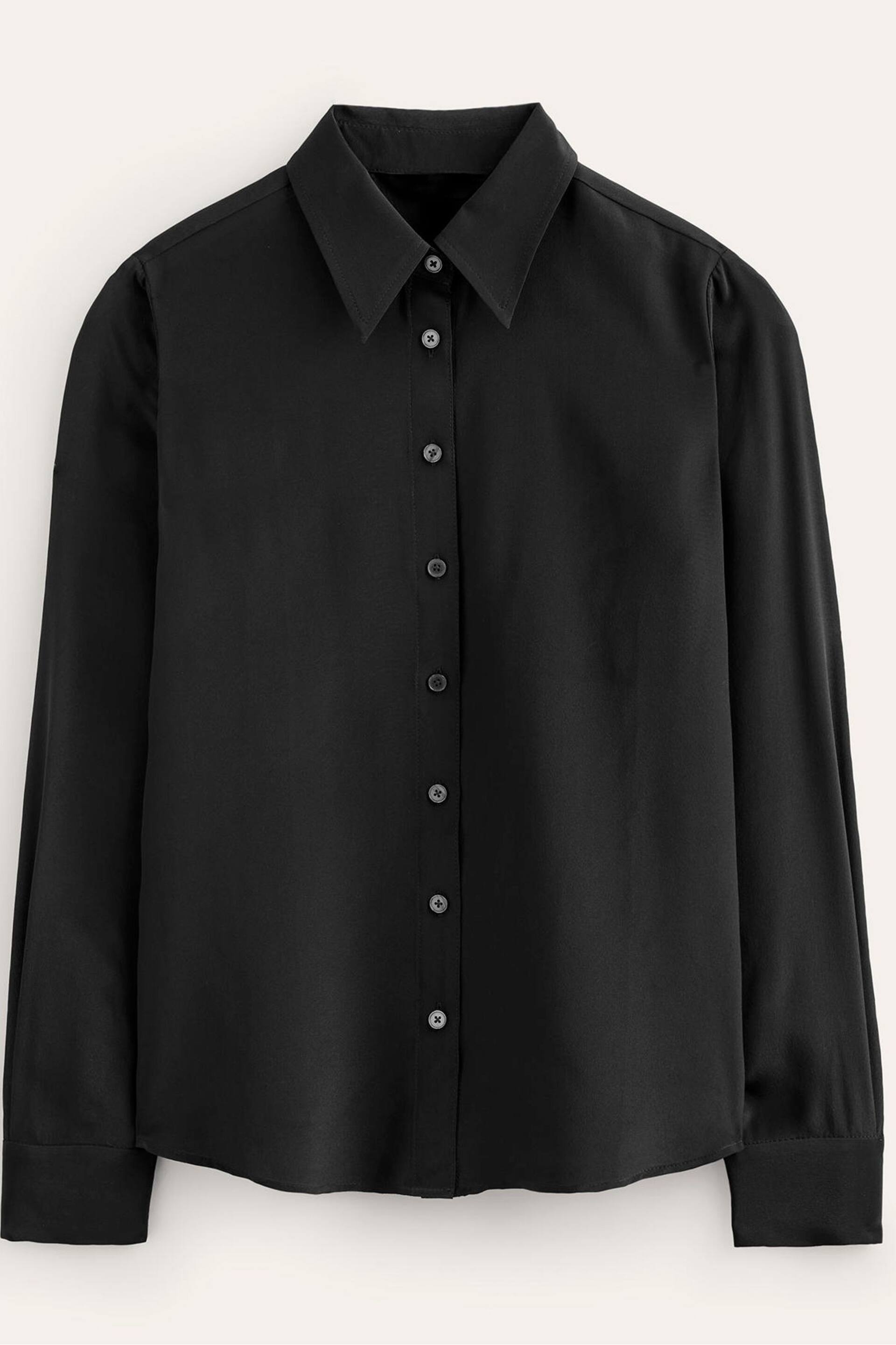 Boden Black Sienna Silk Shirt - Image 5 of 5