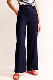 Boden Blue Westbourne Linen Trousers - Image 1 of 5