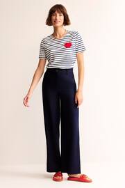 Boden Blue Westbourne Linen Trousers - Image 3 of 5