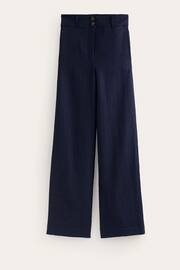 Boden Blue Westbourne Linen Trousers - Image 5 of 5