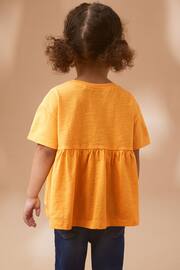 Orange Short Sleeve Empire T-Shirt (3mths-7yrs) - Image 3 of 6