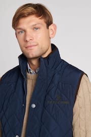 U.S. Polo Assn. Mens Blue Quilted Hacking Gilet - Image 4 of 8