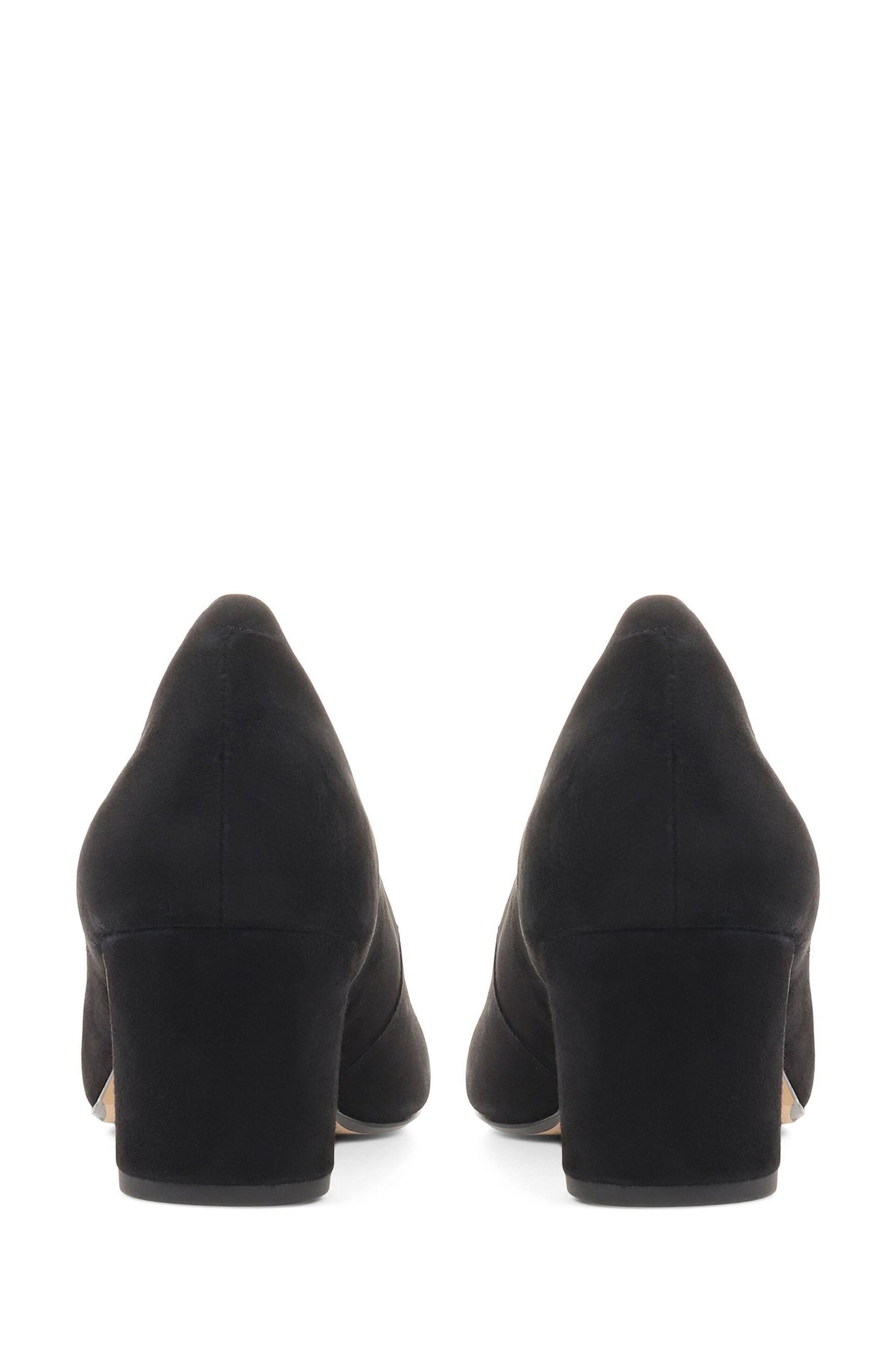 Jones Bootmaker Zoey Leather Court Black Shoes - Image 4 of 6