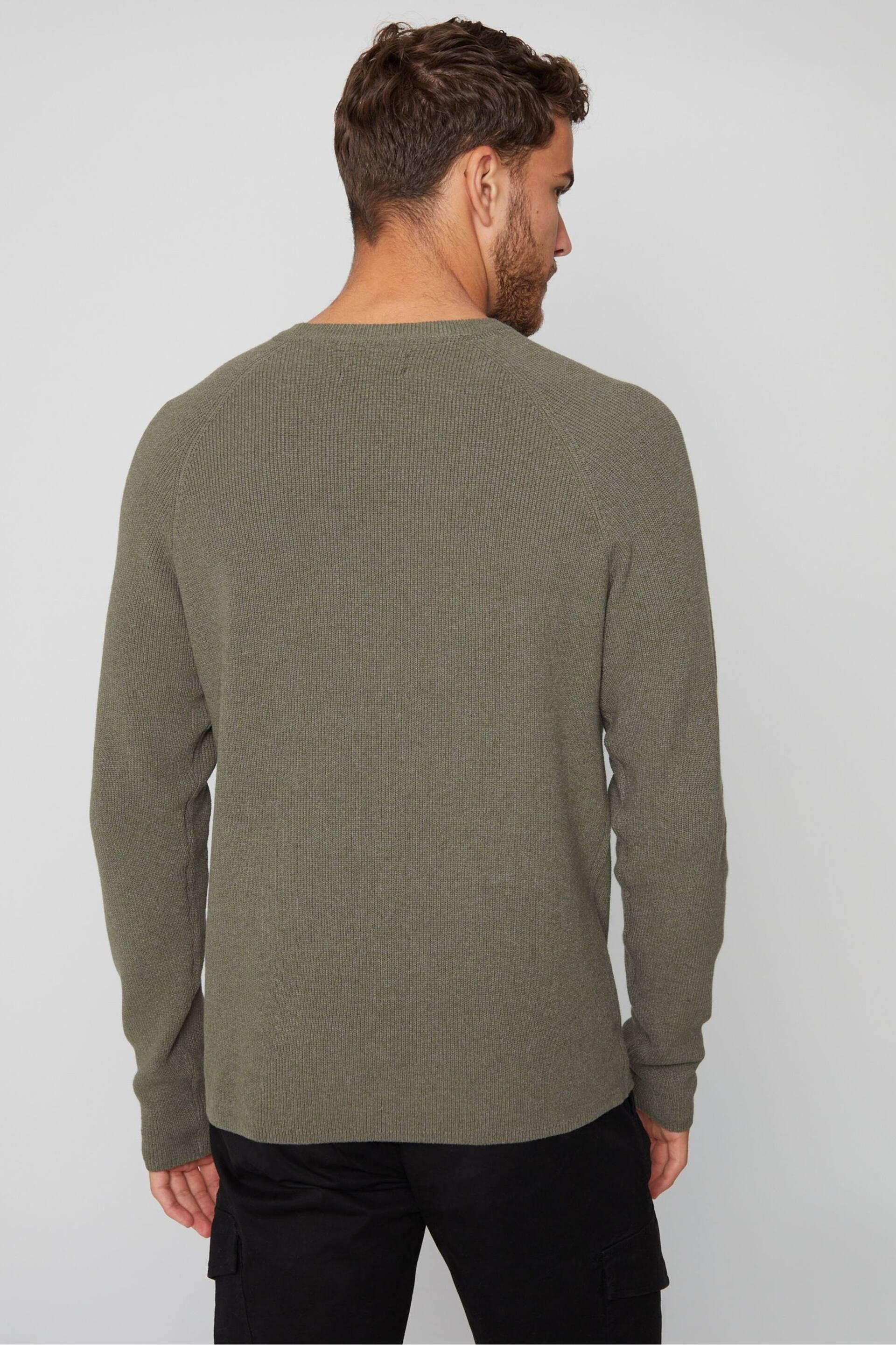 Threadbare Grey Crew Neck Knitted Jumper - Image 2 of 4