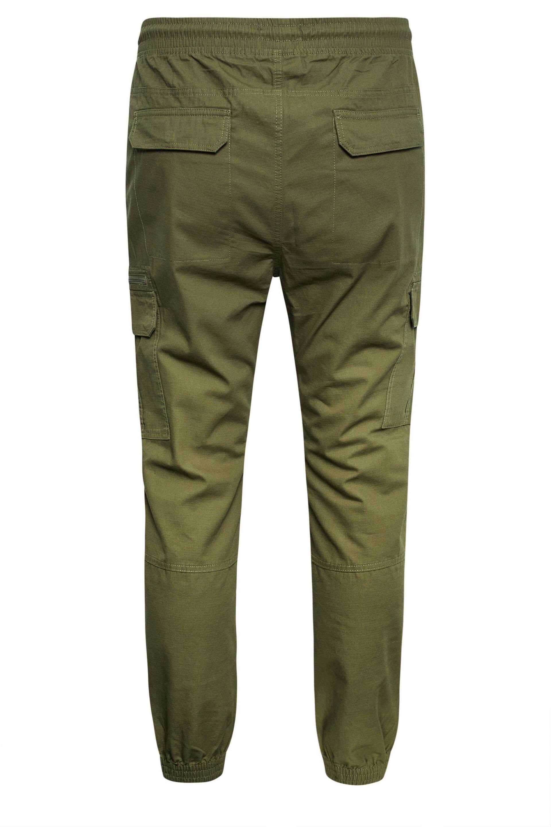 BadRhino Big & Tall Green Ripstop Cargo Trousers - Image 3 of 3