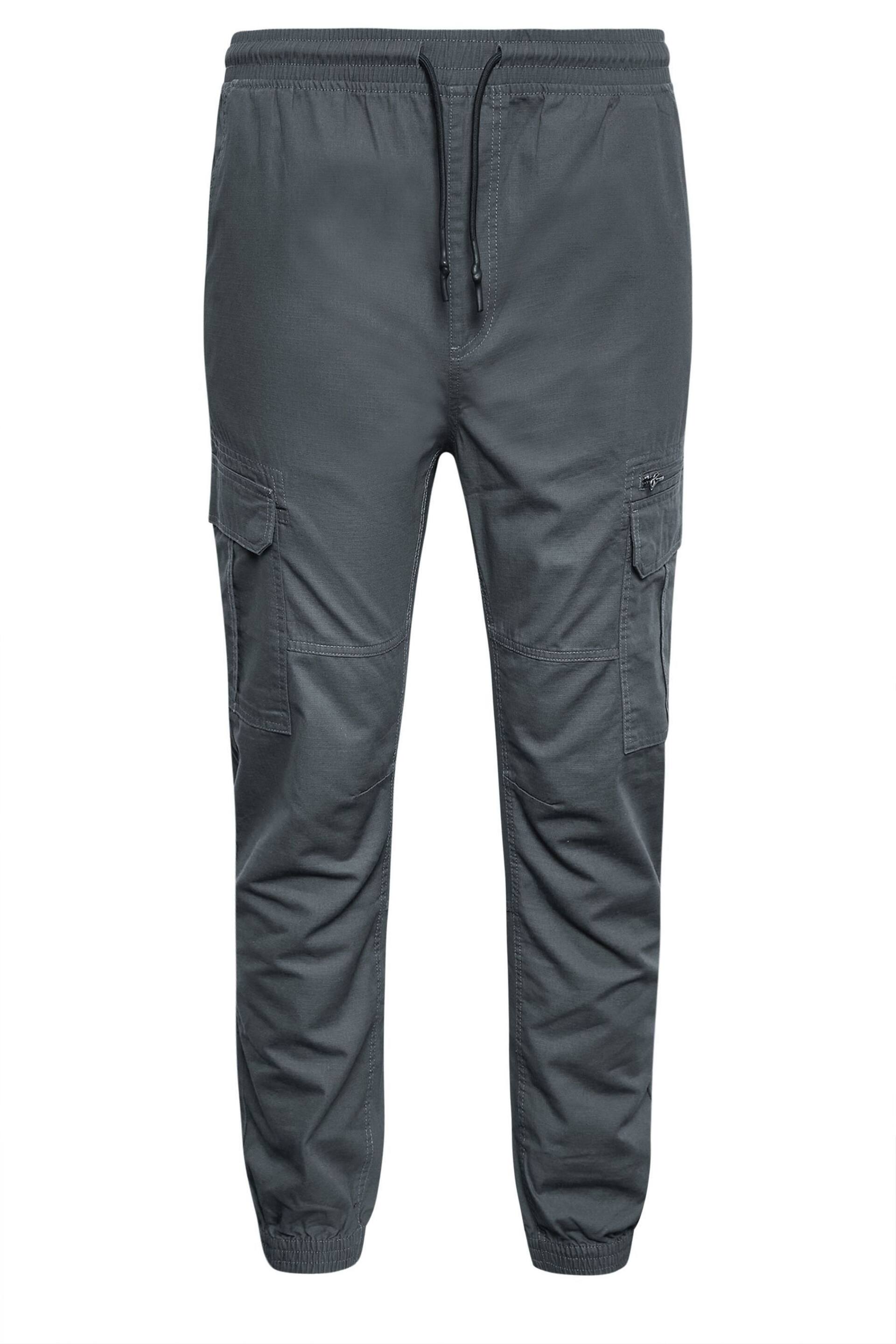 BadRhino Big & Tall Grey Ripstop Cargo Trousers - Image 2 of 3
