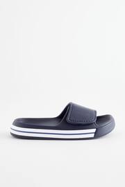 Navy Stripe Sliders - Image 2 of 6