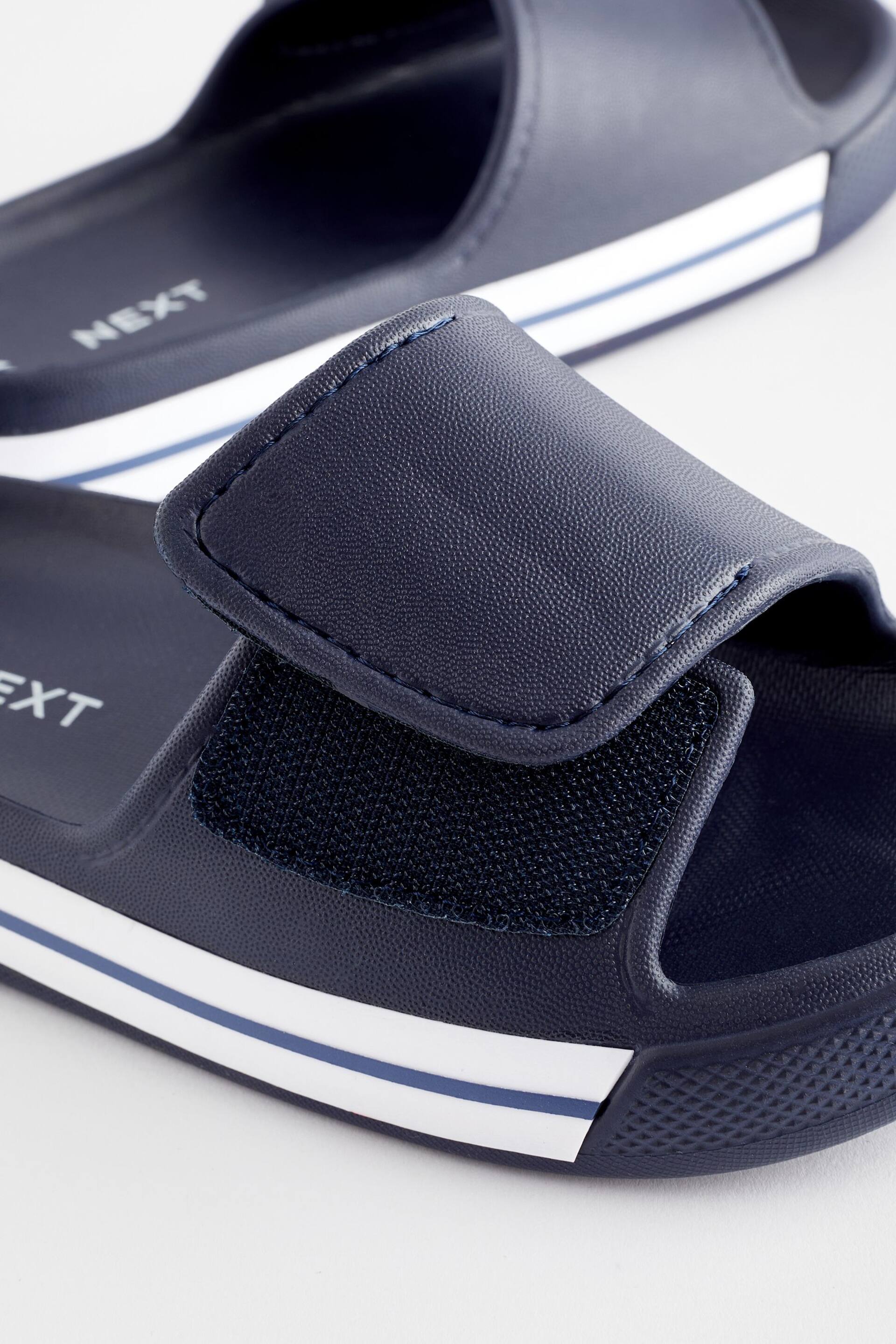 Navy Stripe Sliders - Image 6 of 6