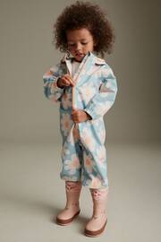 Pale Blue Waterproof Printed Puddlesuit (3mths-7yrs) - Image 2 of 8