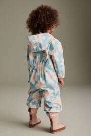Pale Blue Waterproof Printed Puddlesuit (3mths-7yrs) - Image 3 of 8