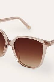 Boden Natural Thin D Frame Sunglasses - Image 3 of 4