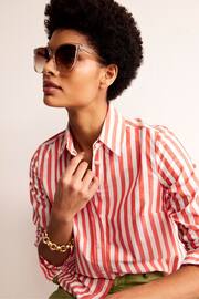 Boden Natural Thin D Frame Sunglasses - Image 4 of 4