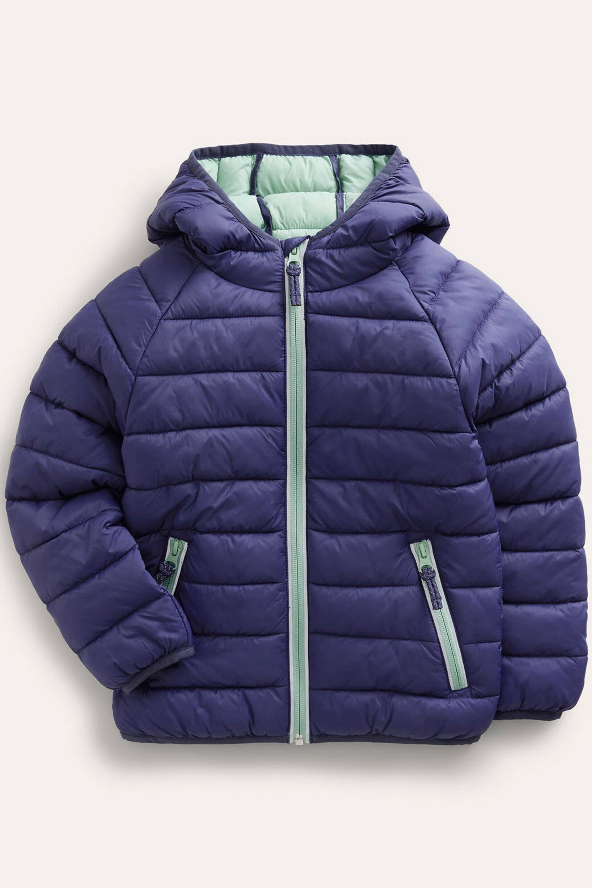 Boden Blue Pack-Away Padded Jacket - Image 1 of 3