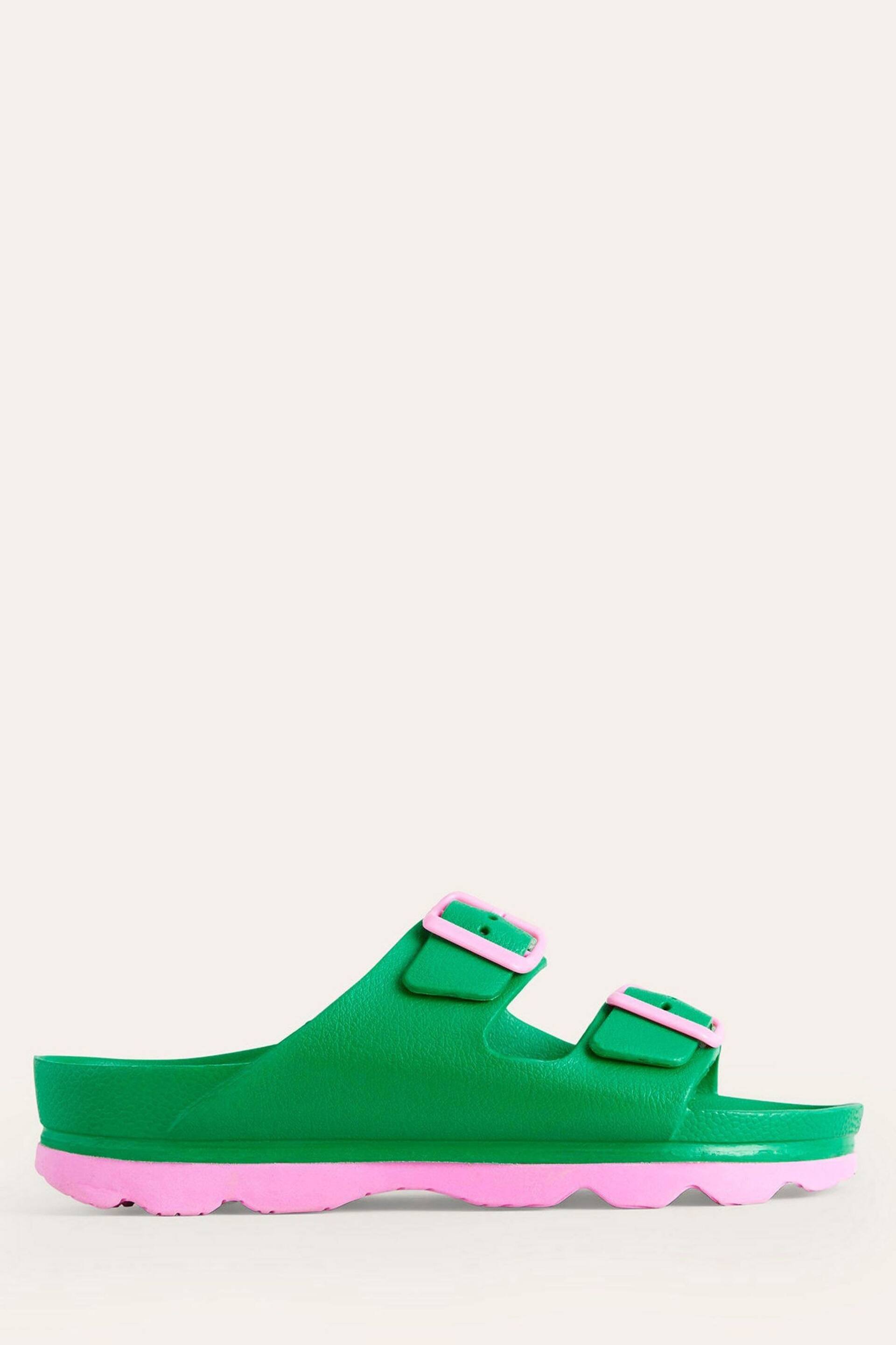 Boden Green Lyla Double Buckle Slides - Image 1 of 5