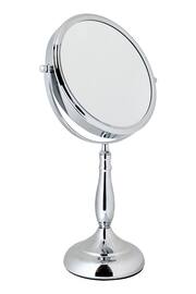 Showerdrape Chrome Vanity Mirror Round 7x Magnification Reversable Vidos - Image 2 of 2