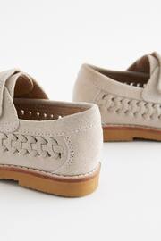 Stone Neutral Woven Loafers - Image 4 of 5